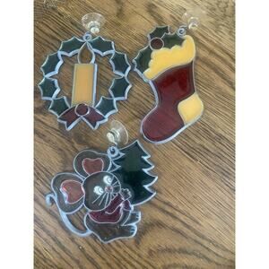 Sunlights Christmas Ornaments Lot Of 3